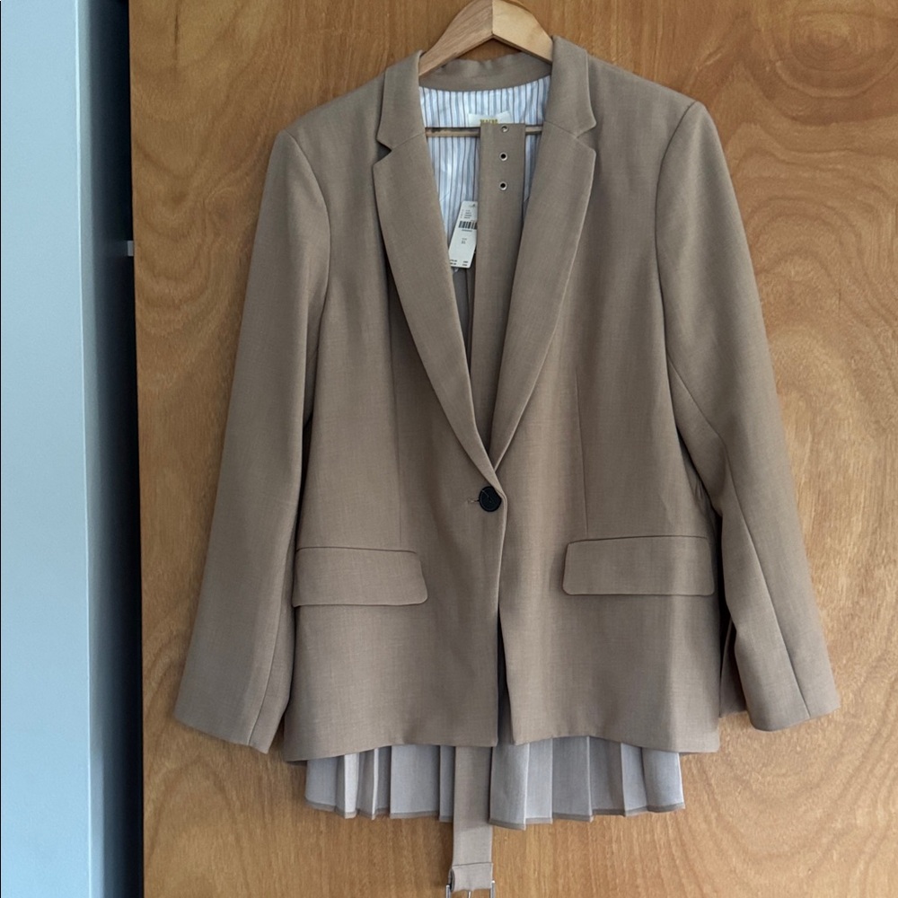 Anthropologie Tan Blazer